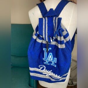 Royal blue Dodger backpack